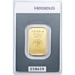 10 g Goldbarren Heraeus