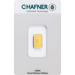 2 g Goldbarren C. Hafner