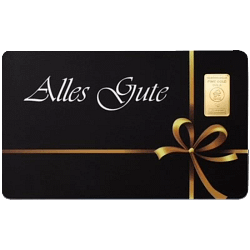 1 g Goldbarren Heimerle & Meule "Alles Gute"