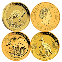 1/4 Unze Gold Australien Känguru