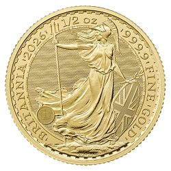 1/2 Unze Gold Britannia 2026