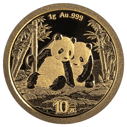 1 g Gold China Panda 2026