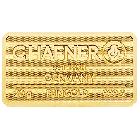 20 g Goldbarren C. Hafner – Bild 3