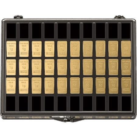 30 x 1 g Gold UnityBar Collection Heimerle und Meule – Bild 2