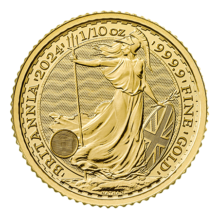 1/10 Unze Gold Britannia 2024