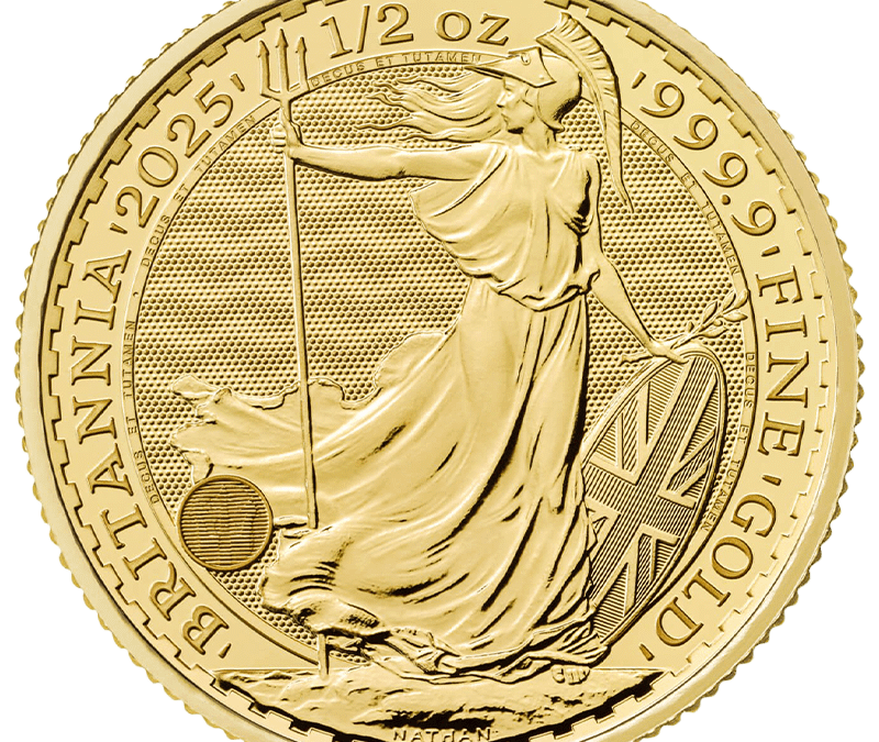 1/2 Unze Gold Britannia 2025