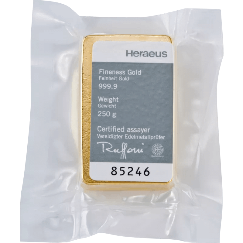 250 g Goldbarren - verschiedene Hersteller - LBMA-zertifiziert – Bild 2