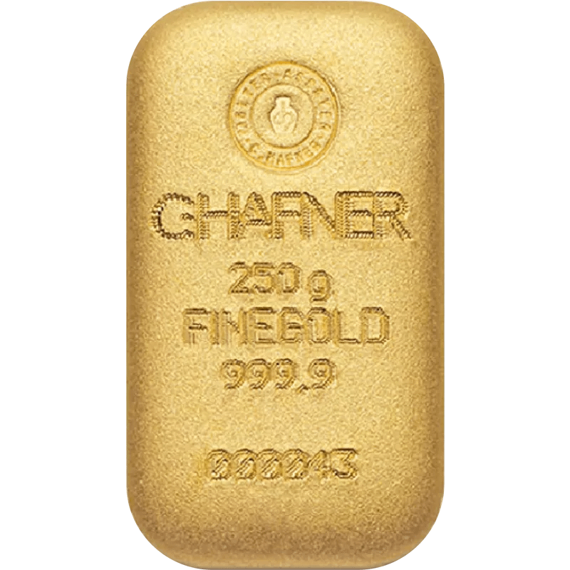 250 g Goldbarren C. Hafner – Bild 3
