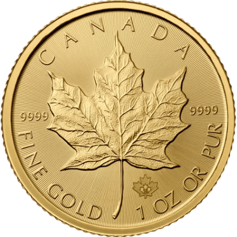 1 Unze Gold Maple Leaf diverse Jahrgänge – Bild 2