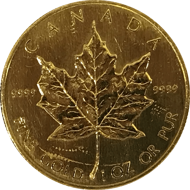 1 Unze Gold Maple Leaf - 2. Wahl – Bild 2