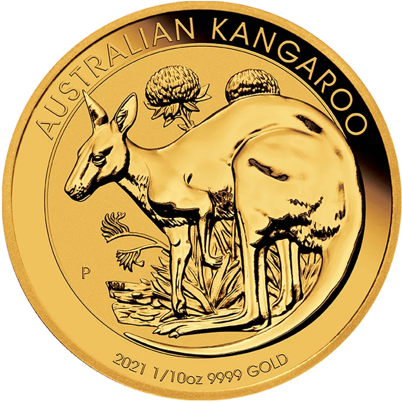 1/10 Unze Gold Australien Känguru diverse Jahrgänge – Bild 4