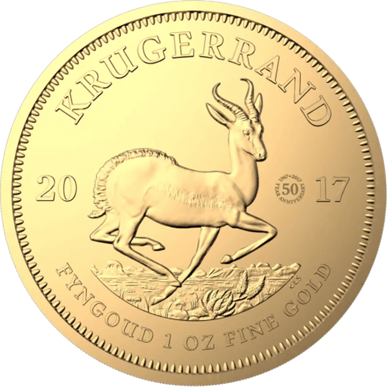 1 Unze Gold "50 Jahre" Krügerrand 2017