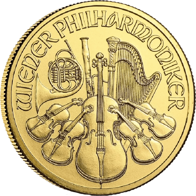 1/4 Unze Gold Wiener Philharmoniker diverse Jahrgänge – Bild 2