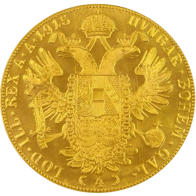 13,76 g Gold Österreich 4 Dukat
