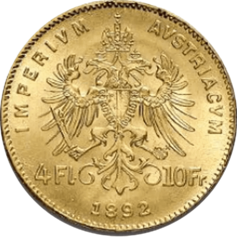 2,91 g Gold Österreich 4 Florin – Bild 2