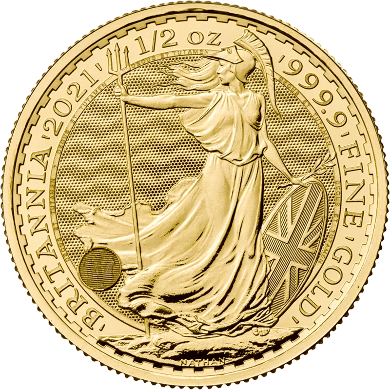1/2 Unze Gold Britannia - diverse Jahrgänge – Bild 4