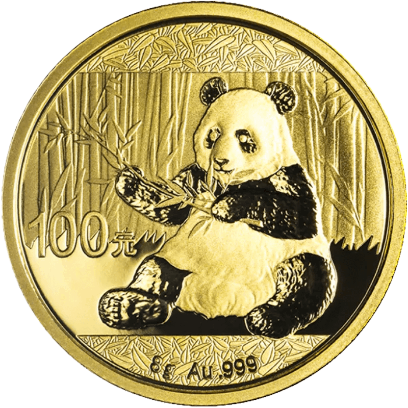 8 g Gold China Panda – Bild 2