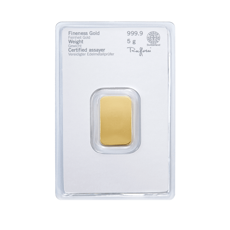 5 g Goldbarren Heraeus – Bild 2
