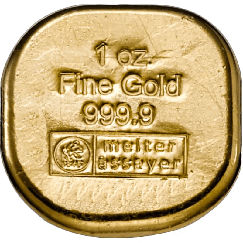 1 Unze Goldbarren Heimerle & Meule - gegossen – Bild 2