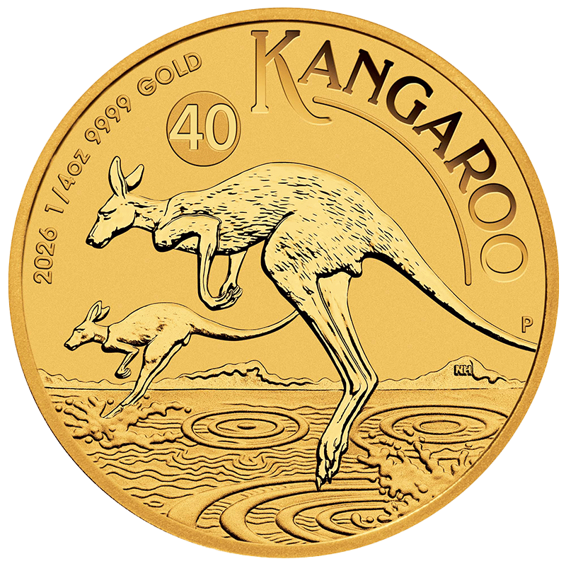 1/4 Unze Gold Australien Känguru 2026