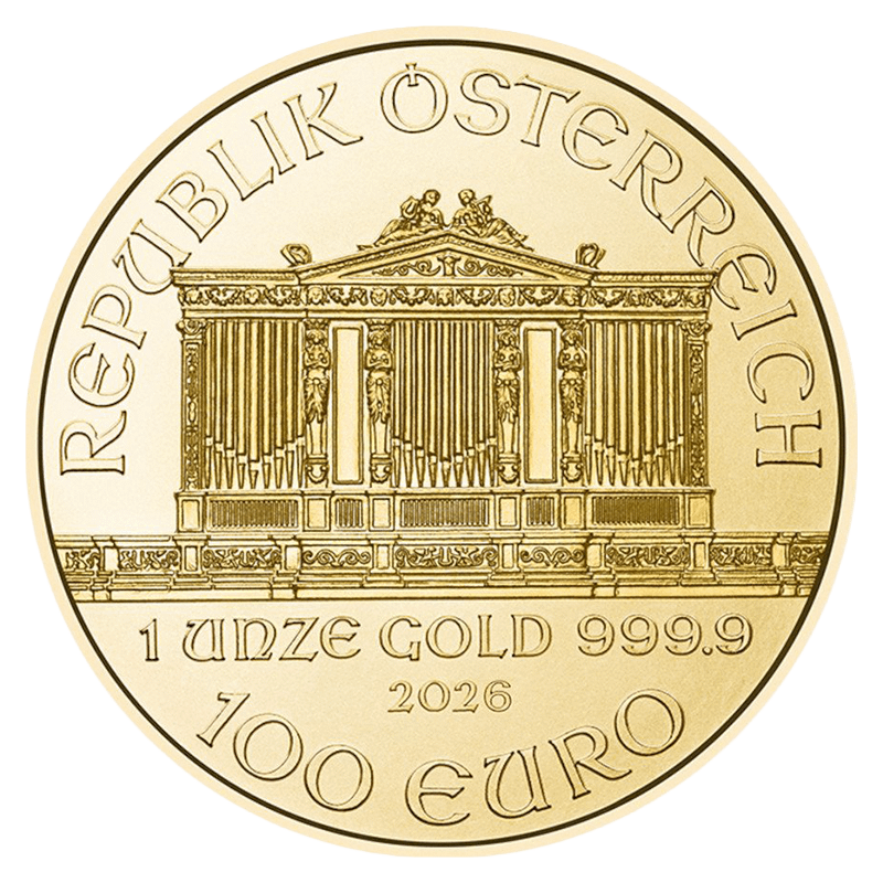 1 Unze Gold Wiener Philharmoniker 2026 – Bild 2
