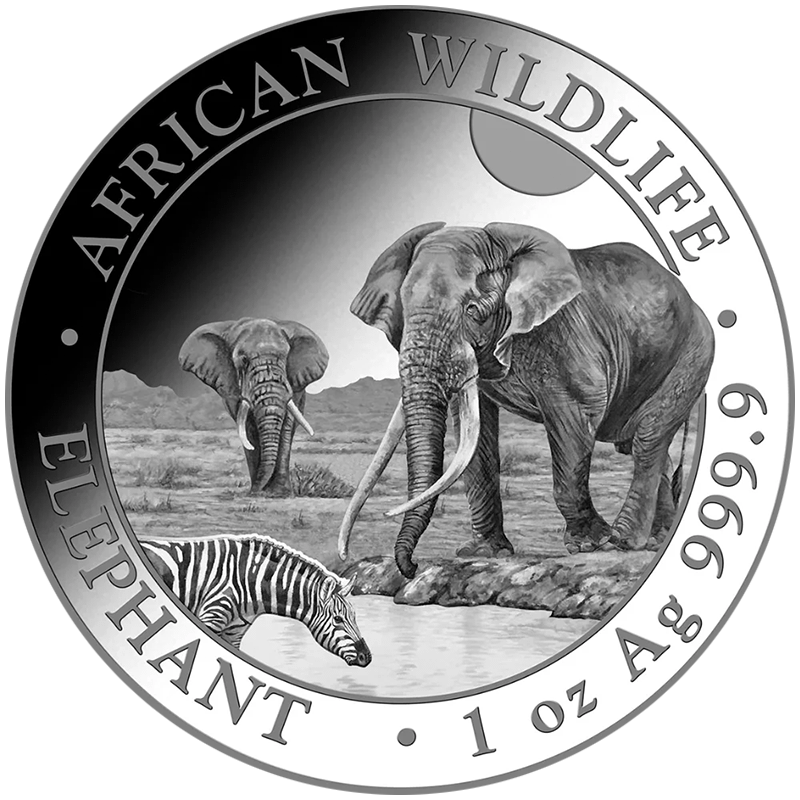 1 Unze Somalia Elefant 2026