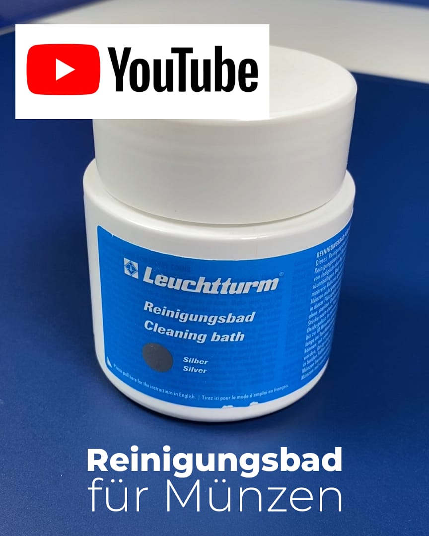 Reinigungsbad für Münzen