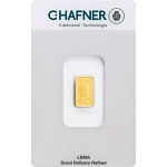 2 g Goldbarren C. Hafner