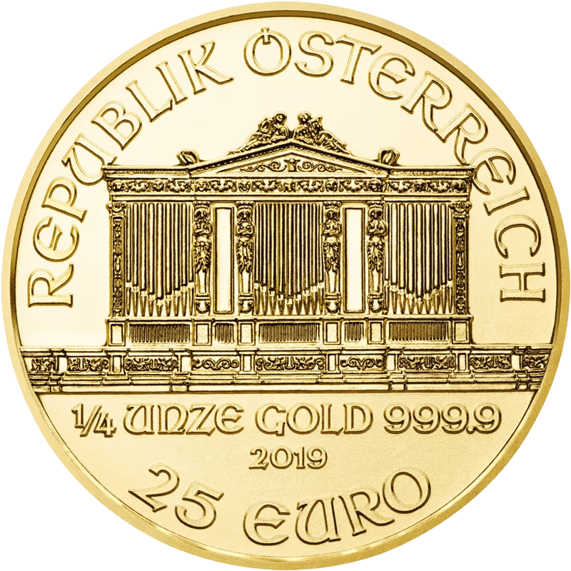 1/4 Unze Gold Wiener Philharmoniker diverse Jahrgänge
