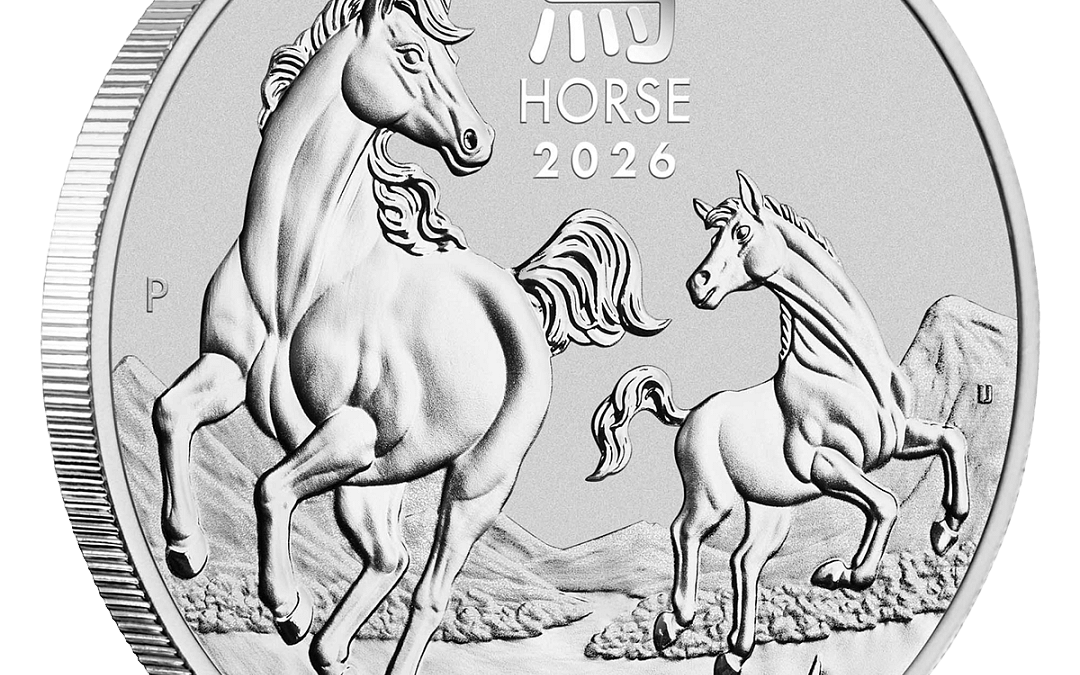 1 Unze Silber Lunar III Pferd 2026