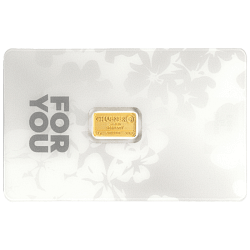 1 g Goldbarren C. Hafner – White