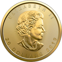 1/2 Unze Gold Maple Leaf diverse Jahrgänge