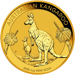 1 Unze Gold Australien Känguru - diverse Jahrgänge