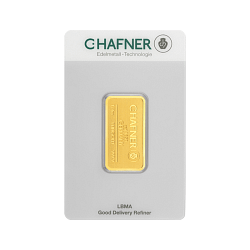 1/4 oz Goldbarren C. Hafner