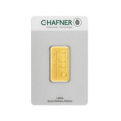 1/2 oz Goldbarren C. Hafner