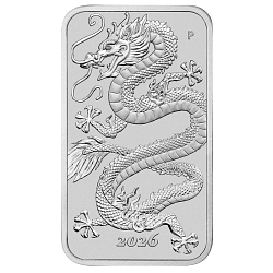 1 Unze Silberbarren Perth Mint - Drache 2026