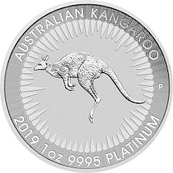 1 oz Platin Australian Känguru - diverse Jahrgänge
