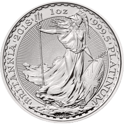 1 Unze Platin Britannia - diverse Jahrgänge