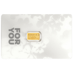 1 g Goldbarren C. Hafner – White