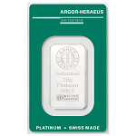 20 Gramm Platinbarren - verschiedene Hersteller
