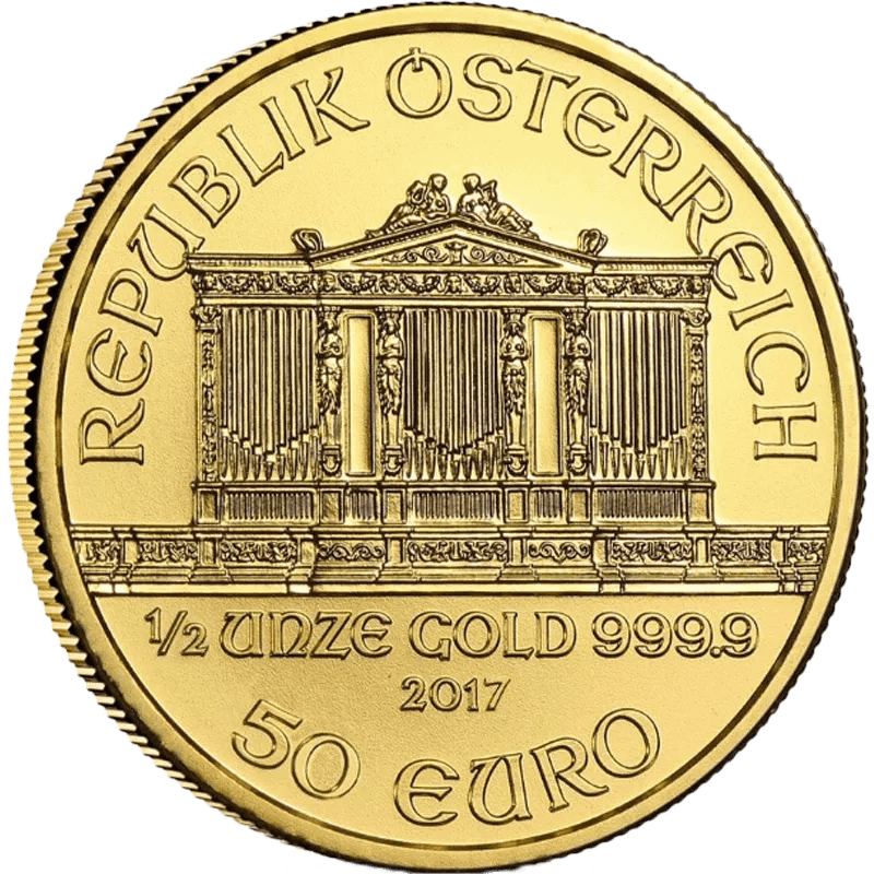 1/2 Unze Gold Wiener Philharmoniker - diverse Jahrgänge – Bild 4