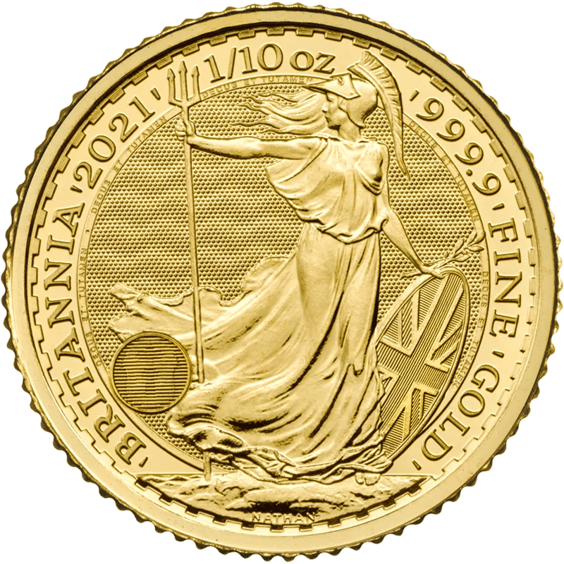 1/10 Unze Gold Britannia - diverse Jahrgänge – Bild 3