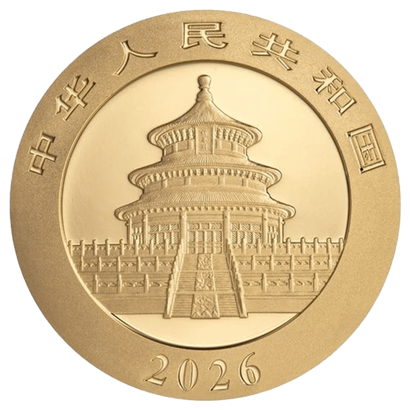 3 g Gold China Panda 2026 – Bild 2