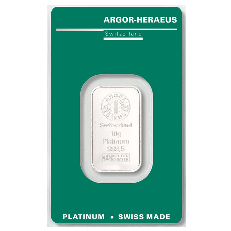10 Gramm Platinbarren - verschiedene Hersteller – Bild 2