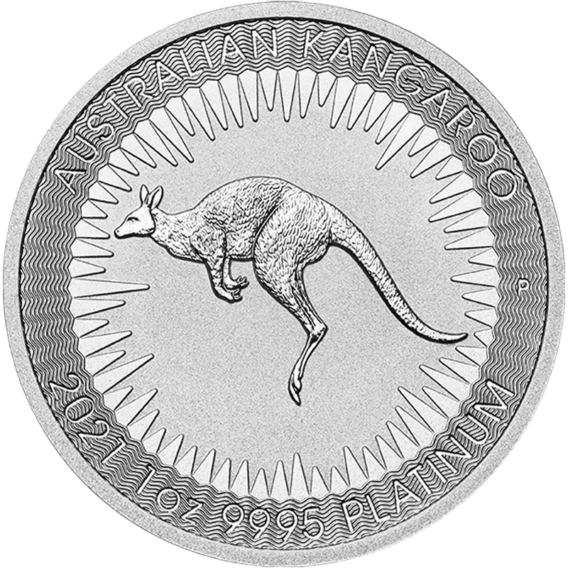 1 oz Platin Australian Känguru - diverse Jahrgänge – Bild 2