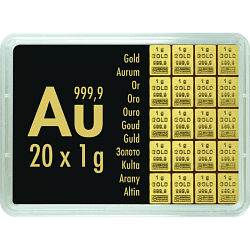 20 x 1 g Combibar Valcambi