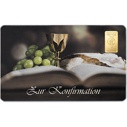 1 g Goldbarren Heimerle & Meule "Konfirmation"