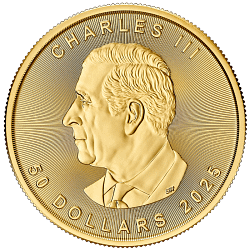 1 Unze Gold Maple Leaf 2025