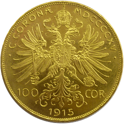 30,49 g Gold Österreich 100 Kronen