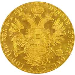13,76 g Gold Österreich 4 Dukat